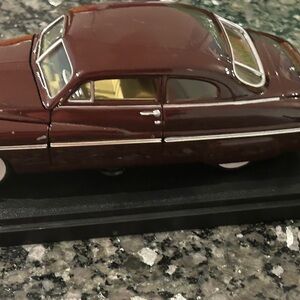 Vintage Mercury Model Car in Deep Burgundy